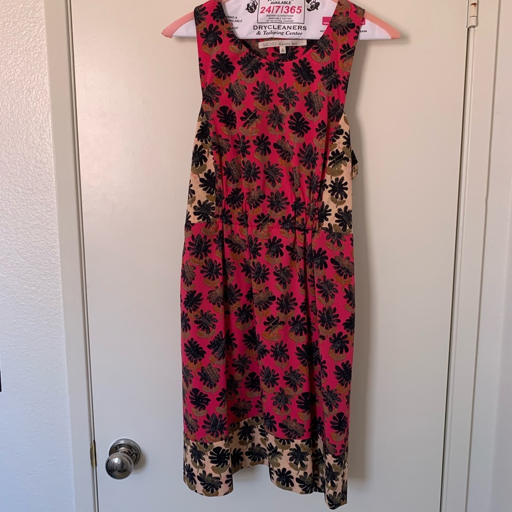 Rachel Roy Pink Mixed Print Sheath Dress